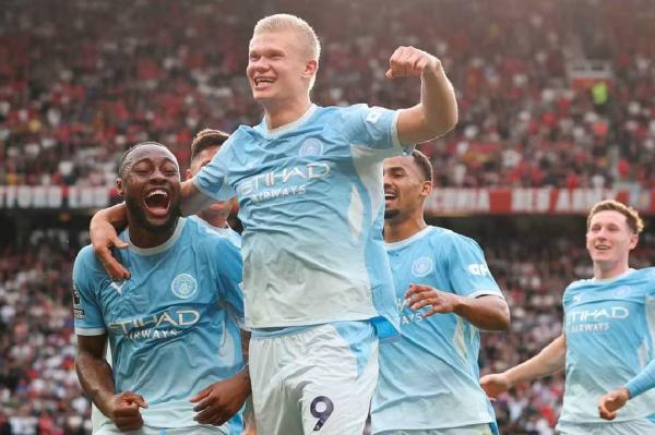 Man City 10 Pemain, MU Malah Tumbang! Gol Haaland Bikin Carrick Geram