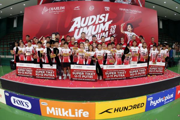 36 Pebulutangkis Muda Raih Super Tiket dan Melaju ke Tahap Karantina