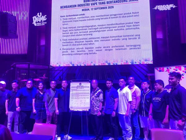 Industri Vape di Sumut Diminta Bersih dari Produk Ilegal dan Penyalahgunaan