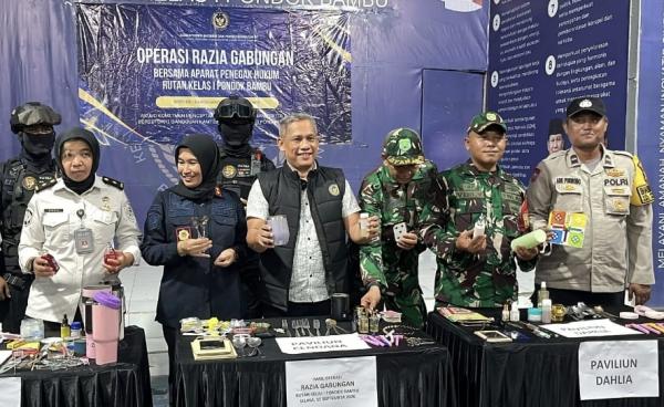 Razia Gabungan Rutan Pondok Bambu Tak Temukan Narkoba dan Ponsel Ilegal