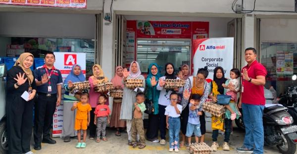 Perangi Stunting, 5.400 Butir Telur Disalurkan untuk Anak di Asahan