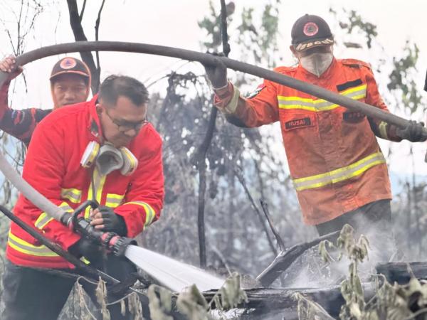Api Kepung Perbukitan Loa Tebu, 50 Hektare Lahan Terbakar