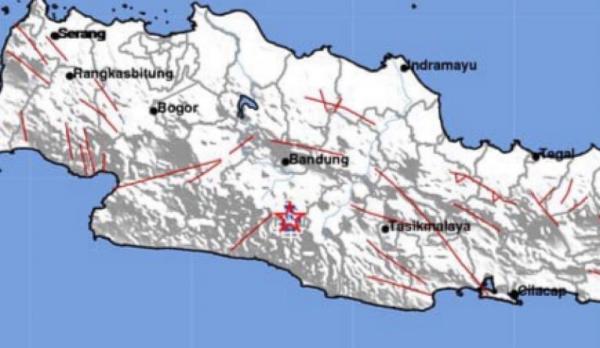 BMKG Catat 47 Gempa di Kabupaten Bandung sejak kemarin, Terbaru M2,7 Terasa di 3 Wilayah