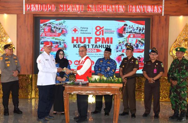 HUT ke-81 PMI, Bupati Banyumas Minta Relawan Siaga Hadapi Ancaman Bencana