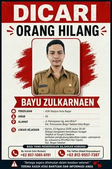 Polisi Bantah Bayu Ditemukan di Sukabumi