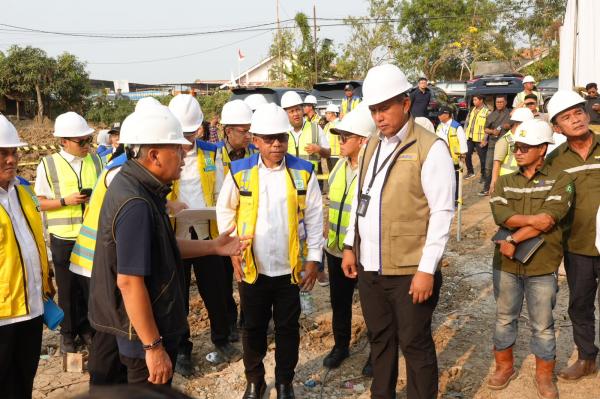 Penanganan Banjir Karangligar Dikebut, Saan Mustopa: Rumah Pompa Kini Capai 80 Persen