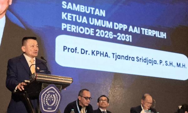Tjandra Sridjaja Terpilih Aklamasi Jadi Ketua Umum AAI 2026-2031