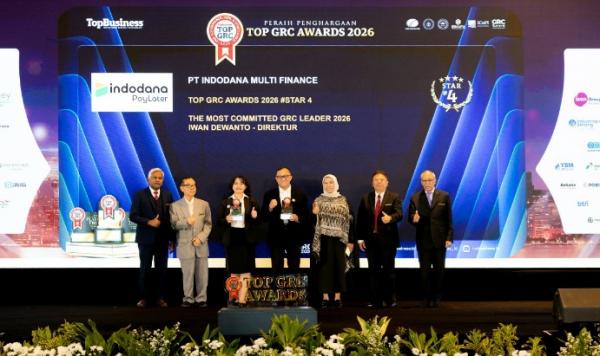 Terapkan Intelligent GRC, Indodana Raih 2 Penghargaan TOP GRC Awards 2026