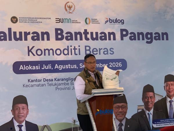 Beras Bantuan Wajib Berkualitas, Dirut BULOG : Kalau Jelek, Kami Copot Pejabatnya
