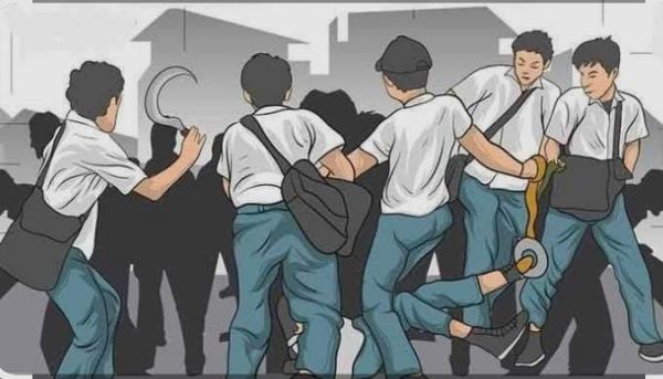 Tawuran Pelajar Pecah di Lebak, Satu Pelajar Ditangkap Warga ‎