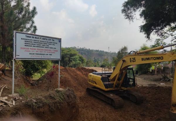 Lahan Digusur Alat Berat Sentul City, Pemilik di Bojong Koneng Siap Tempuh Jalur Hukum