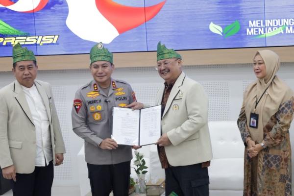 UNRI dan Polda Resmikan Pusat Studi Kepolisian dan Lingkungan, Perkuat Pemolisian Berbasis Riset