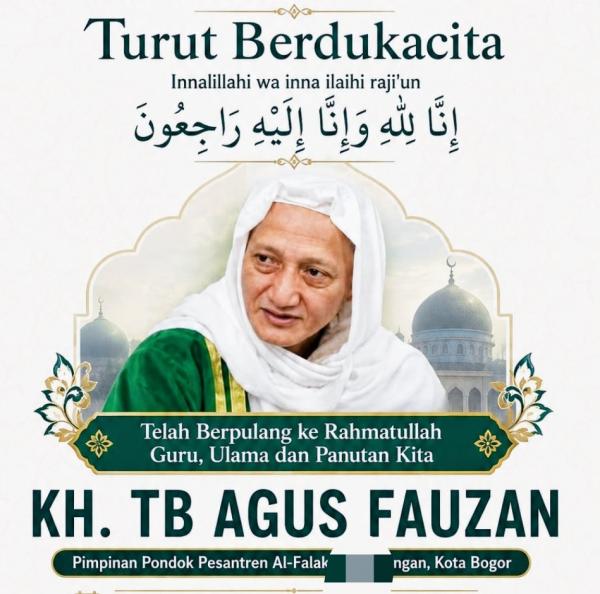 KH TB Hakim Agus Fauzan Al-Falak Wafat, Penerus Mama Falak Pagentongan Meninggal Dunia