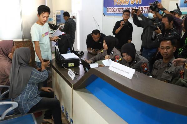 Identifikasi Korban KM Virgo Transport 8, DVI Polda Jatim Terima 76 Data Ante Mortem