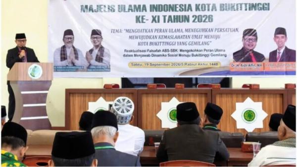 MUI Bukittinggi Gelar Musda ke-XI, Evaluasi Kinerja dan Rumuskan Program Kerja Baru