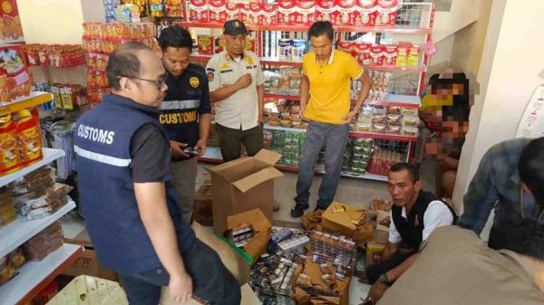 Operasi di 3 Wilayah Sulbar, Petugas Temukan Rokok Ilegal Dijual Bebas