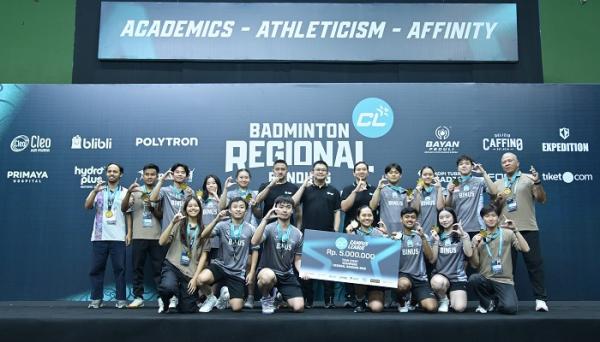 Juarai Campus League Badminton Regional Bandung, Binus University Siap Berlaga di The Nationals