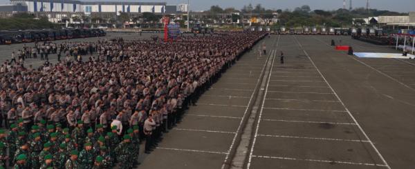 5.192 Personel Polri-TNI Dikerahkan, Pilkades 154 Desa di Kabupaten Bekasi Dijaga Ketat