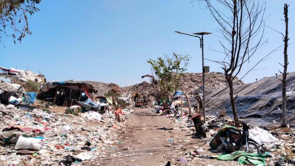 Melihat Lebih Dekat Aktivitas Tempat Pembuangan Akhir Sampah di Indramayu