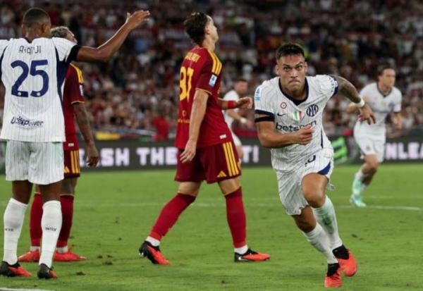 AS Roma Vs Inter Milan 2-2, Brace Manu Kone Dibalas Lautaro Martinez