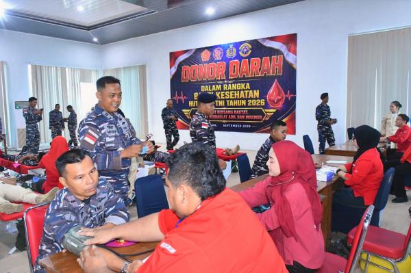 Tak Henti Tebarkan Ketulusan, Setetes Darah Sejuta Harapan Warnai HUT ke-81 TNI