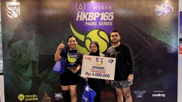Tuntas di Kota Keenam Medan, HKBP 165 Padel Series Menuju GBK Jakarta