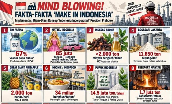 Produksi Industri Indonesia Meluas, Sejumlah Sektor Jadi Bagian Rantai Pasok Dunia