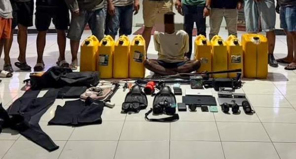 Laptop hingga Spear Gun Disita Polisi dalam Kasus Pencurian di Kapal Pesiar Milik WNA Jerman 