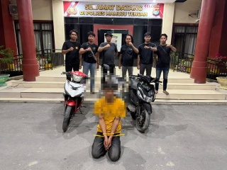 URC Polres Mateng Ringkus Ali Akbar Pelaku Curnak dan Curanmor, 3 Motor Diamankan 