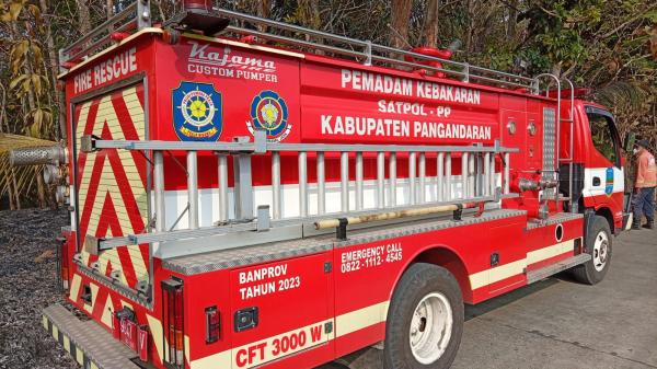 Pos Damkar Minim, Warga Padaherang hingga Langkaplancar Kelimpungan Saat Kebakaran