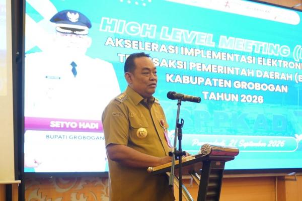 Genjot Layanan Digital, Bupati Grobogan: Jangan Sampai Warga Digital, Pemerintah Masih Manual