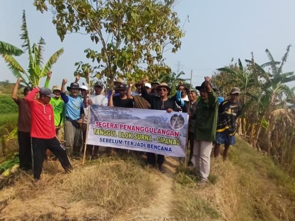 Tanggul Kali Cipanas Indramayu Kritis, Warga Khawatir Jebol