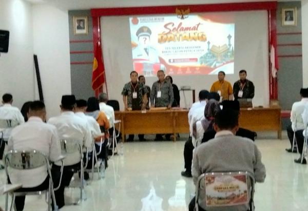 32 Bacakades Berebut Lima Posisi Teratas, Tes Akademik Pilkades Digelar di Unsur