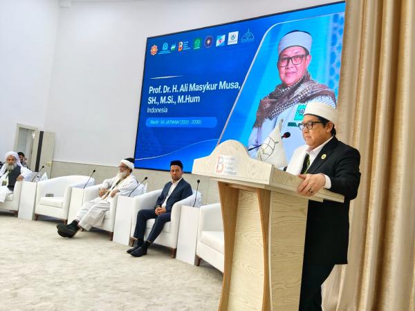 Pimpin International Naqshabandi Council, Ali Masykur Musa Bawa Mandat Perdamaian dan Jejaring Tasaw