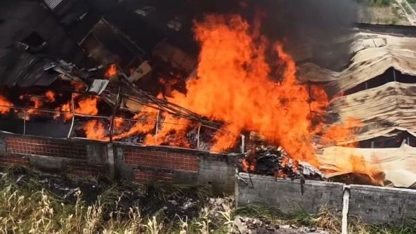 Ditinggal Istirahat, Gudang Mebel di Boyolali Terbakar