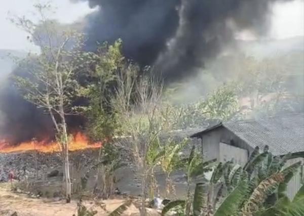 Kebakaran Beruntun di Banyumas, TPST Kedungrandu dan Hutan Perhutani Dilalap Api