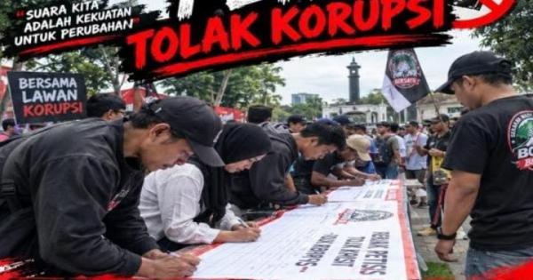 Warga Bogor Kumpulkan Sejuta Tanda Tangan Lewat Petisi Tolak Korupsi