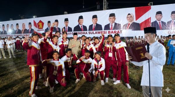 300 Kader Ikuti Diklat Laskar Gerindra Sulbar, Ditempa Disiplin dan Kepemimpinan