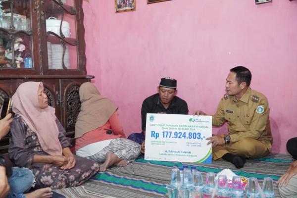 Santunan Korban Ledakan Blesscon Diserahkan, Pemkab Lamongan Evaluasi K3 Perusahaan