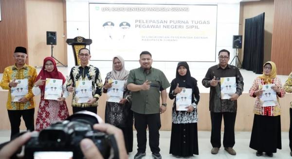 179 PNS Purna Tugas, Pemkab Subang Beri Apresiasi dan Penghargaan Atas Pengabdian 