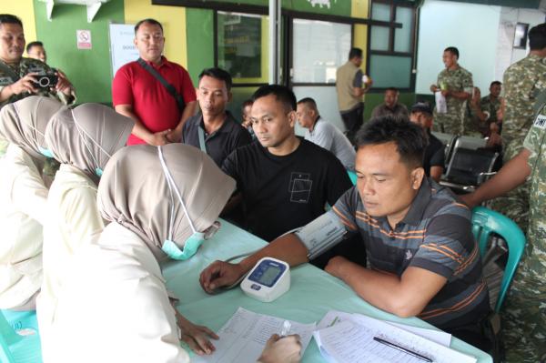 Gandeng PMI Kodim 0721/Blora, Gelar Donor Darah dan Cek Kesehatan