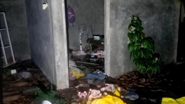 Rumah di Jombang Dihuni 4 Orang Ludes Terbakar, Diduga Dipicu Korsleting Listrik