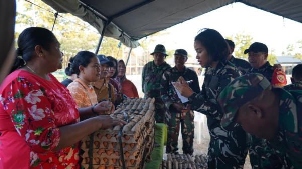 Dua Hari Digelar, Bazar Murah Korem 161Wira Sakti Diserbu Prajurit dan Warga