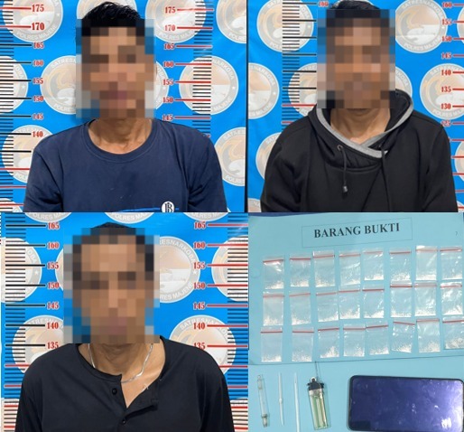 Polres Majene Gulung Jaringan Sabu Sendana, 3 Pelaku dan Puluhan Paket Siap Edar Diamankan