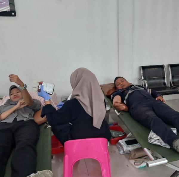 HUT ke-81 KAI, Donor Darah Serentak di 3 Stasiun Kumpulkan 78 Kantong Darah