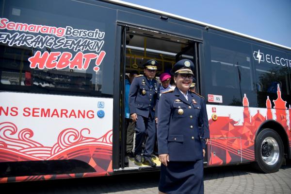 27 Bus Listrik Mulai Masuk Trans Semarang, Koridor Mangkang-Penggaron Bersiap Berubah