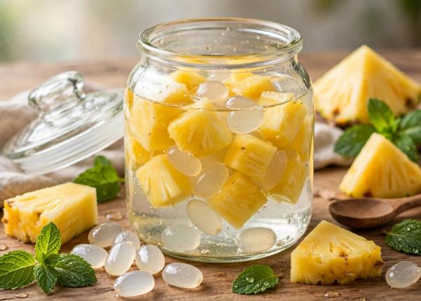 Cara Membuat Acar Nanas Kolang Kaling Segar Menyehatkan, Cocok Disantap Saat Dingin