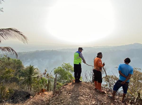 Lahan Perbukitan 1,5 Ha di Sruweng Terbakar, 50 Pohon Jenitri Ikut Hangus