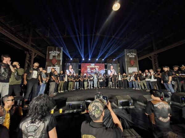 Usung Semangat Ride With Brothers, Bikers Brotherhood 1% MC Satukan Klub Motor se-Asia di Bandung