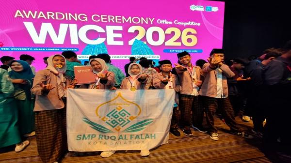 Siswa SMP dan MA RUQ Al Falah Salatiga Sabet Dua Medali Emas dalam Ajang WICE 2026 di Malaysia